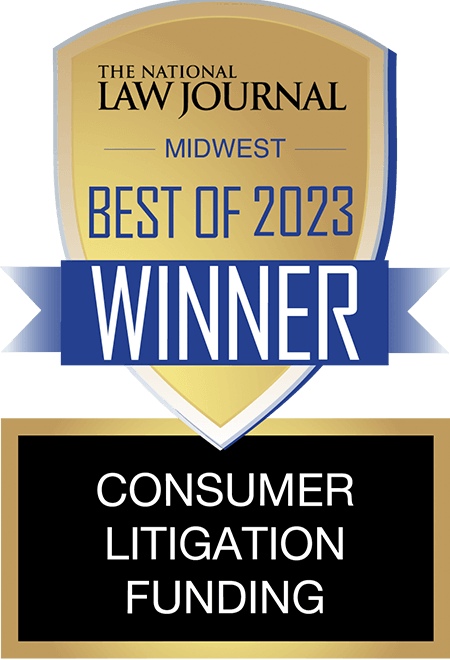 The National Law Journal Midwest Best of 2023 Winner Consumer Litigation Funding