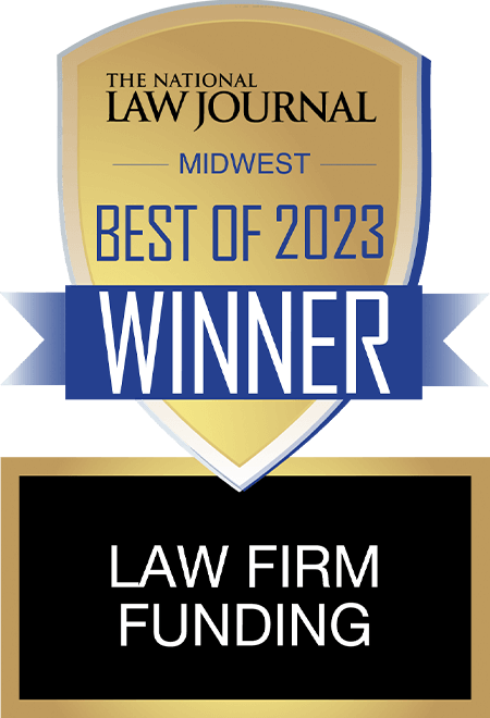 The National Law Journal Midwest Best of 2023 Winner Law Firm Funding