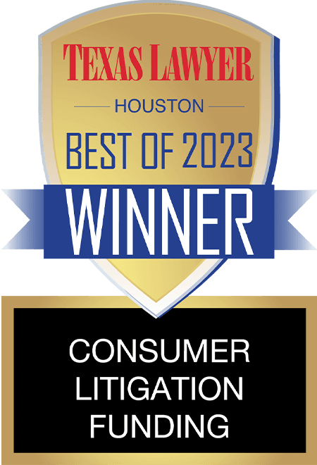 Texas Lawyer Houston Best of 2023 Winner Consumer Litigation Funding